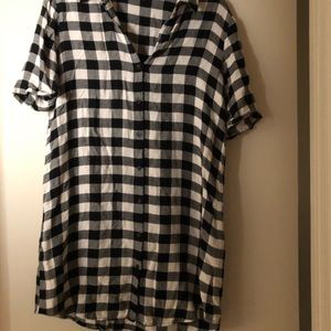 BB Dakota Black & White shirt dress Size S